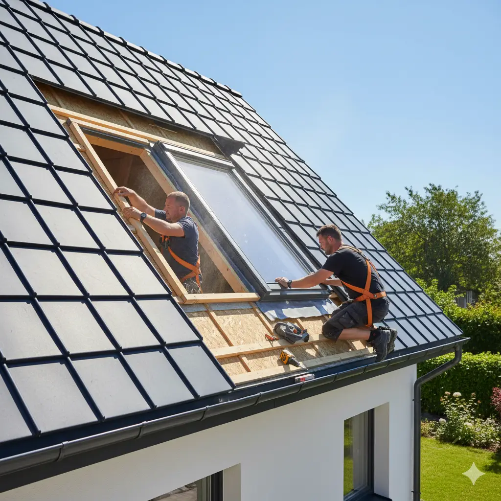 Pose de velux / fenêtres de toit